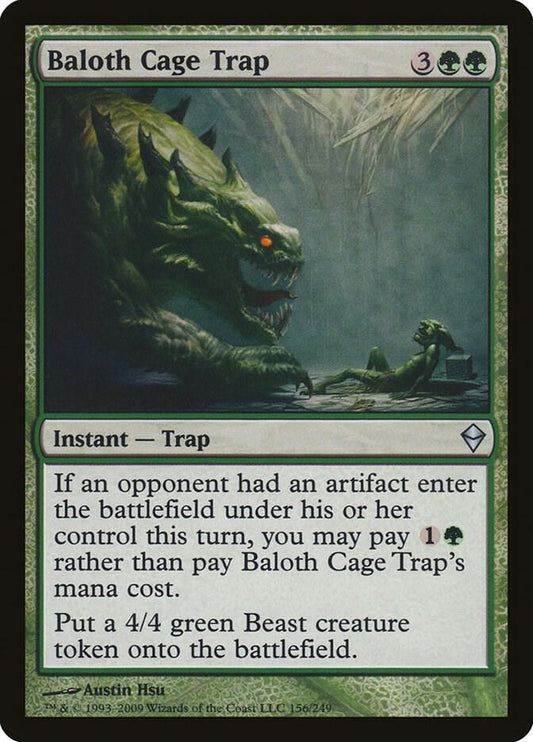 Baloth Cage Trap [Zendikar] 156