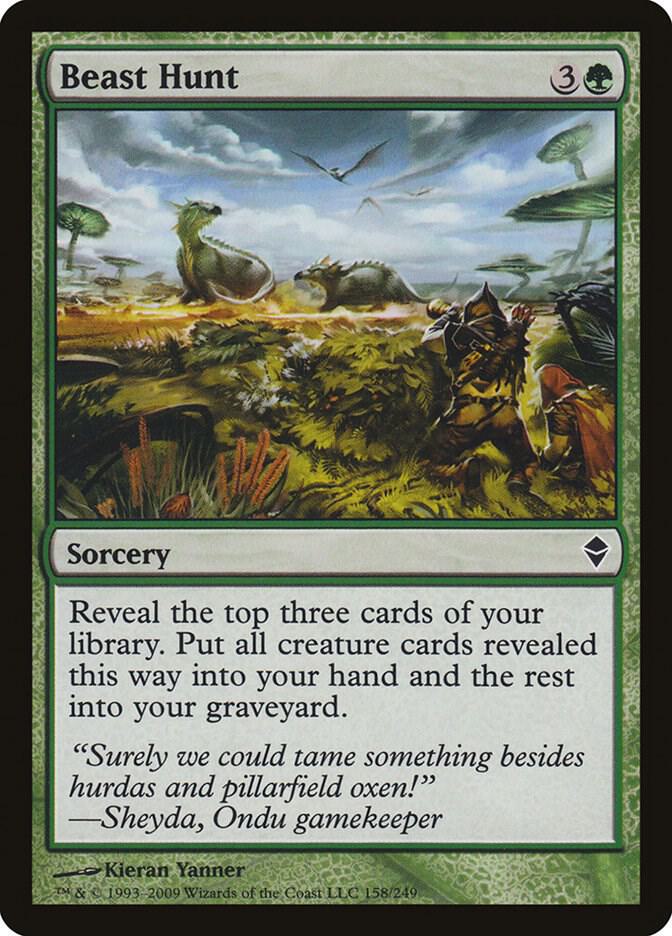 Beast Hunt [Zendikar] 158