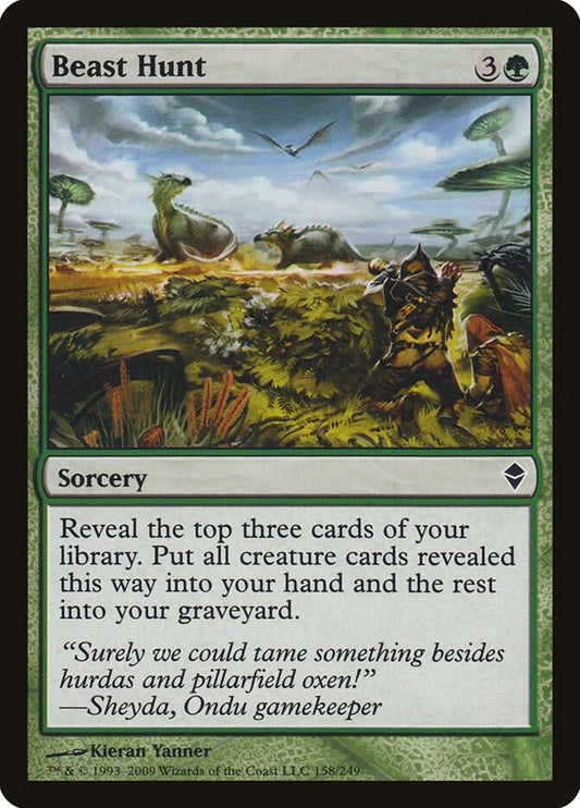 Beast Hunt [Zendikar] 158