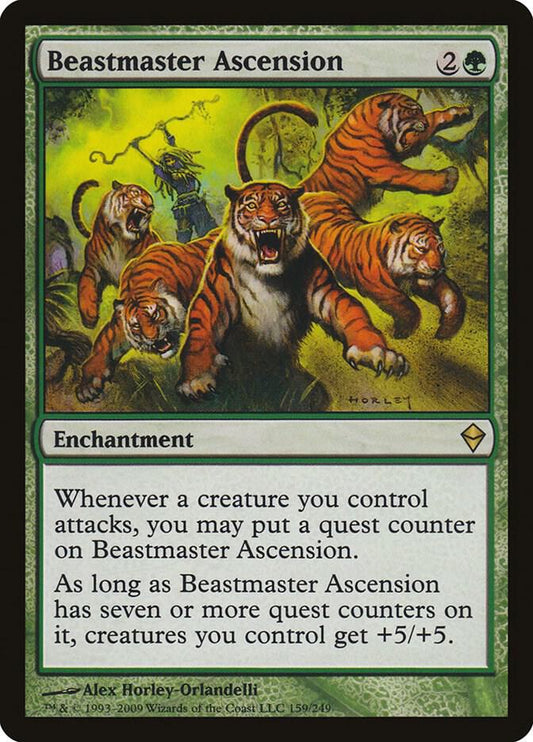 Beastmaster Ascension [Zendikar] 159