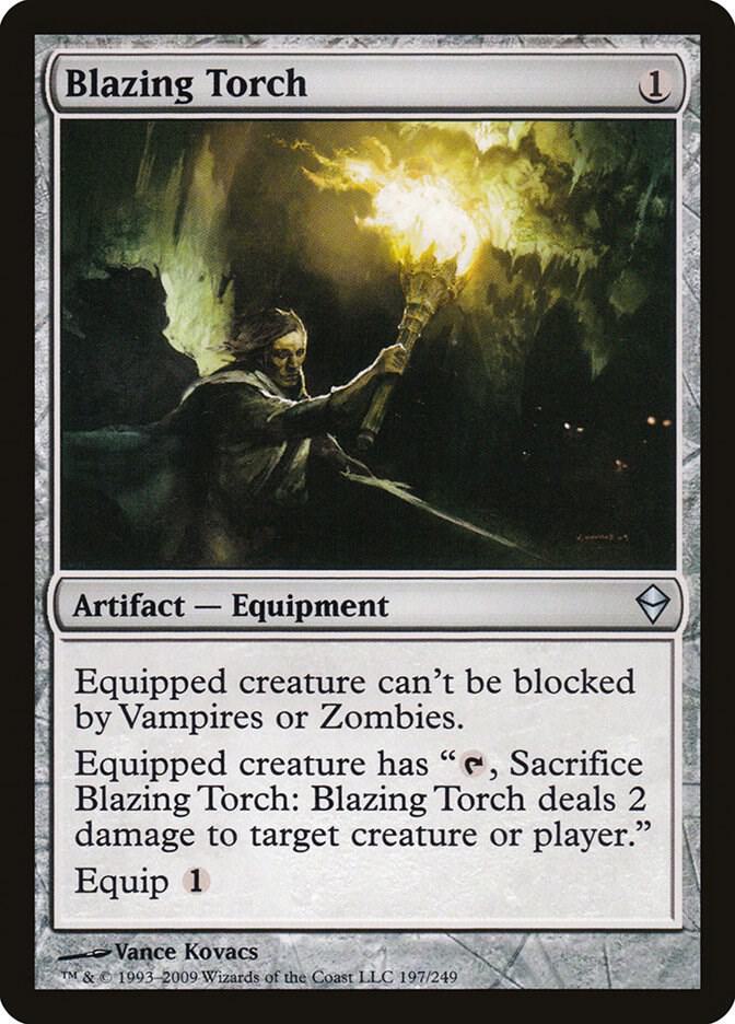 Blazing Torch [Zendikar] 197