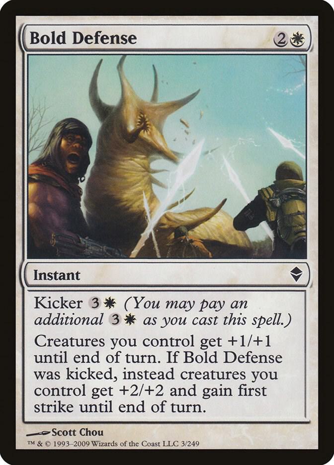 Bold Defense [Zendikar] 3