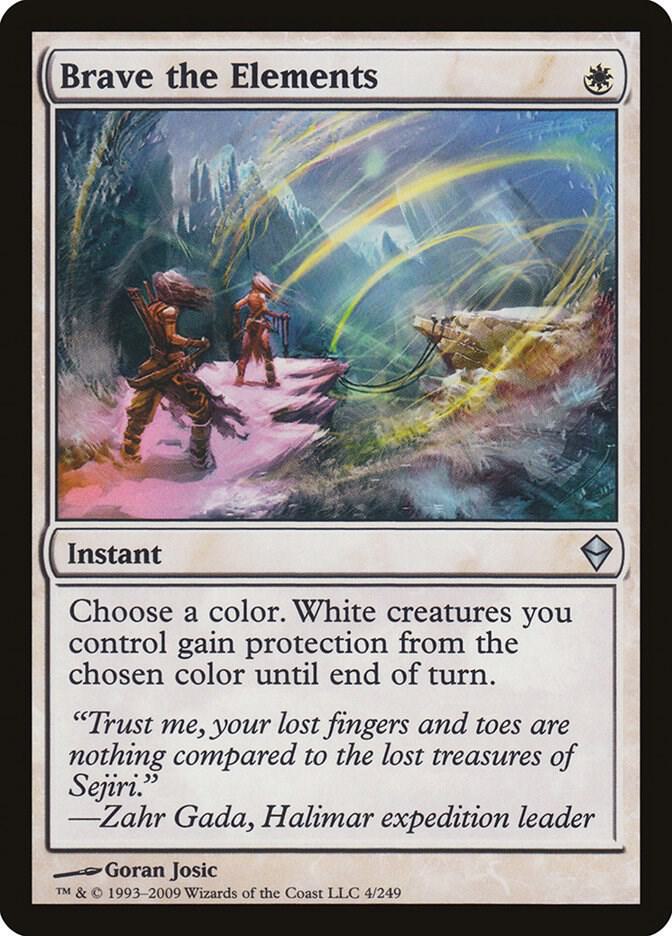 Brave the Elements [Zendikar] 4