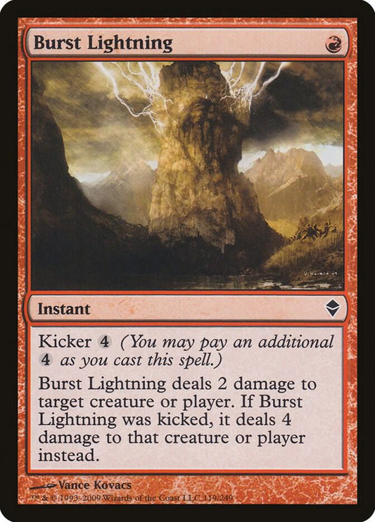 Burst Lightning [Zendikar] 119