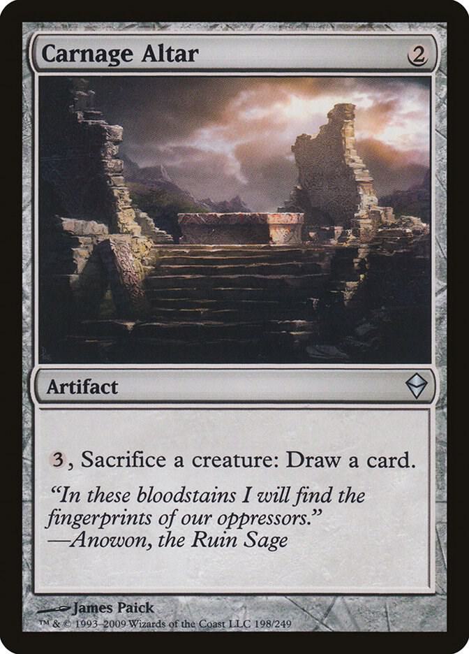 Carnage Altar [Zendikar] 198