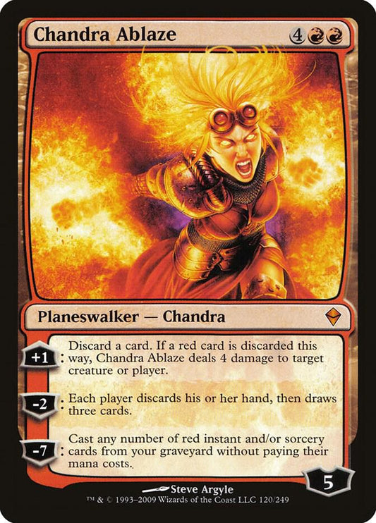 Chandra Ablaze [Zendikar] 120