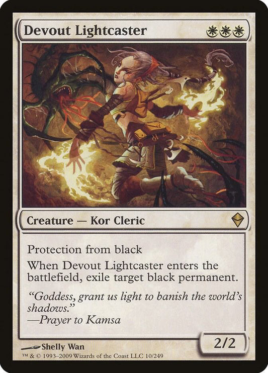Devout Lightcaster [Zendikar] 10