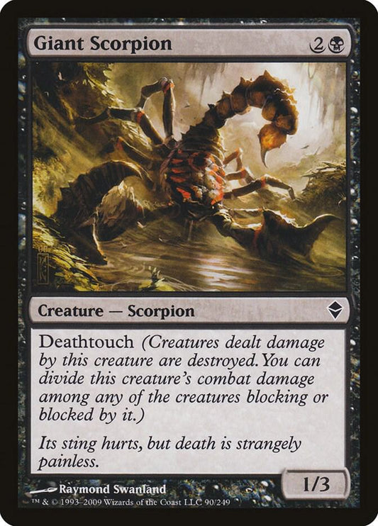 Giant Scorpion [Zendikar] 90