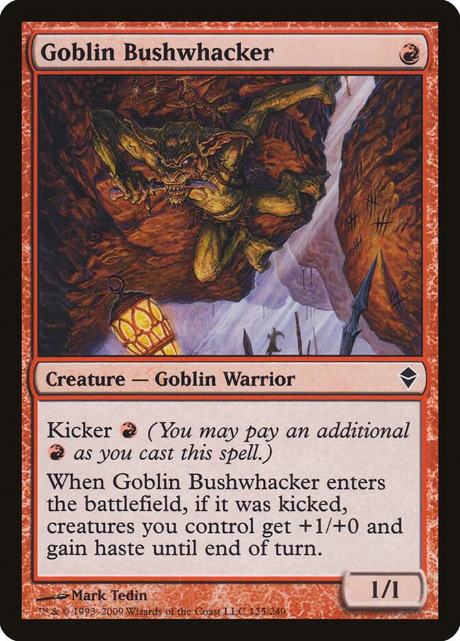 Goblin Bushwhacker [Zendikar] 125