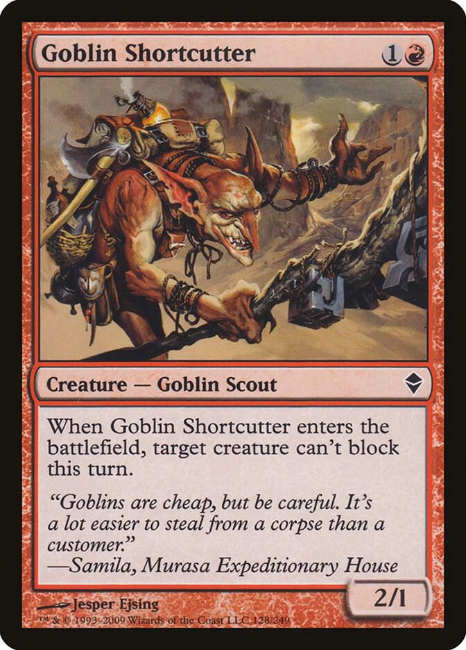 Goblin Shortcutter [Zendikar] 128