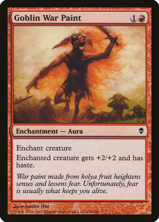 Goblin War Paint [Zendikar] 129