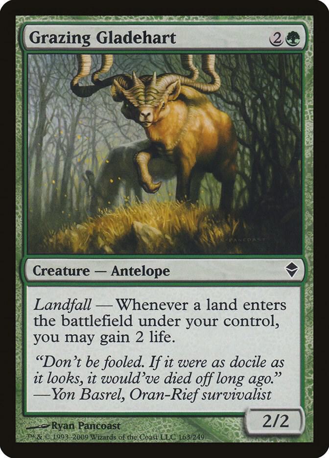 Grazing Gladehart [Zendikar] 163
