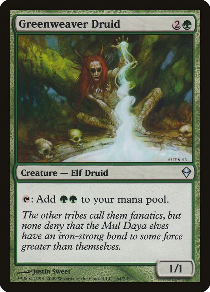 Greenweaver Druid [Zendikar] 164