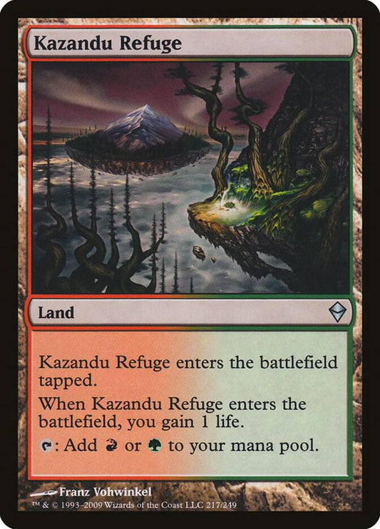 Kazandu Refuge [Zendikar] 217