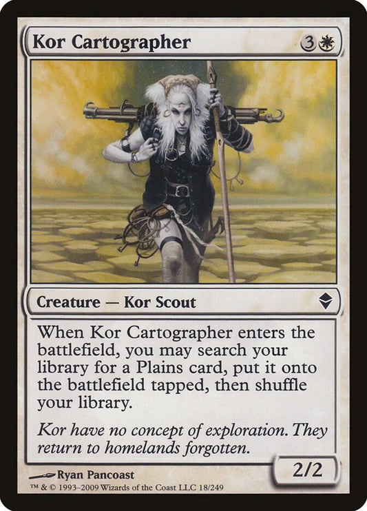 Kor Cartographer [Zendikar] 18