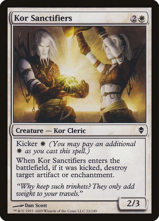 Kor Sanctifiers [Zendikar] 22