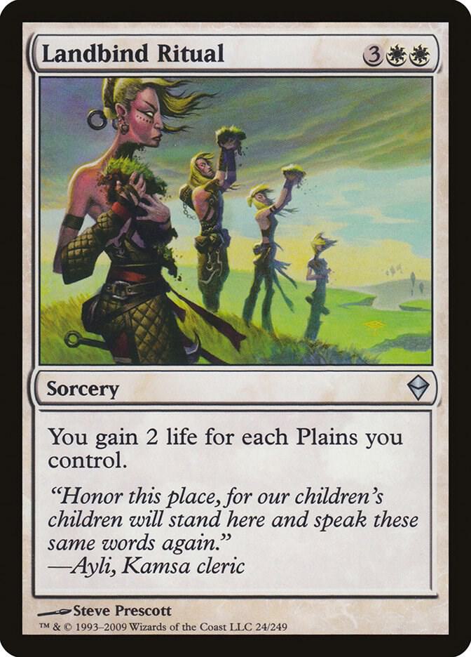Landbind Ritual [Zendikar] 24