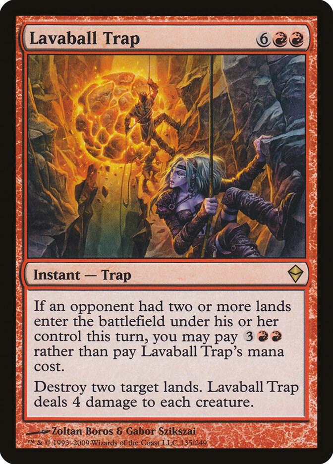 Lavaball Trap [Zendikar] 135