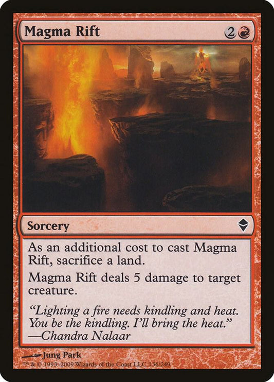 Magma Rift [Zendikar] 136