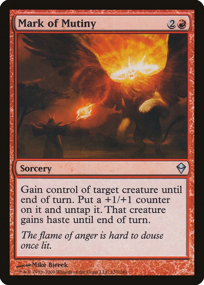 Mark of Mutiny [Zendikar] 137