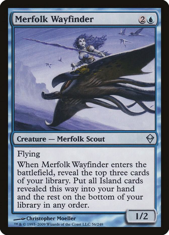 Merfolk Wayfinder [Zendikar] 56