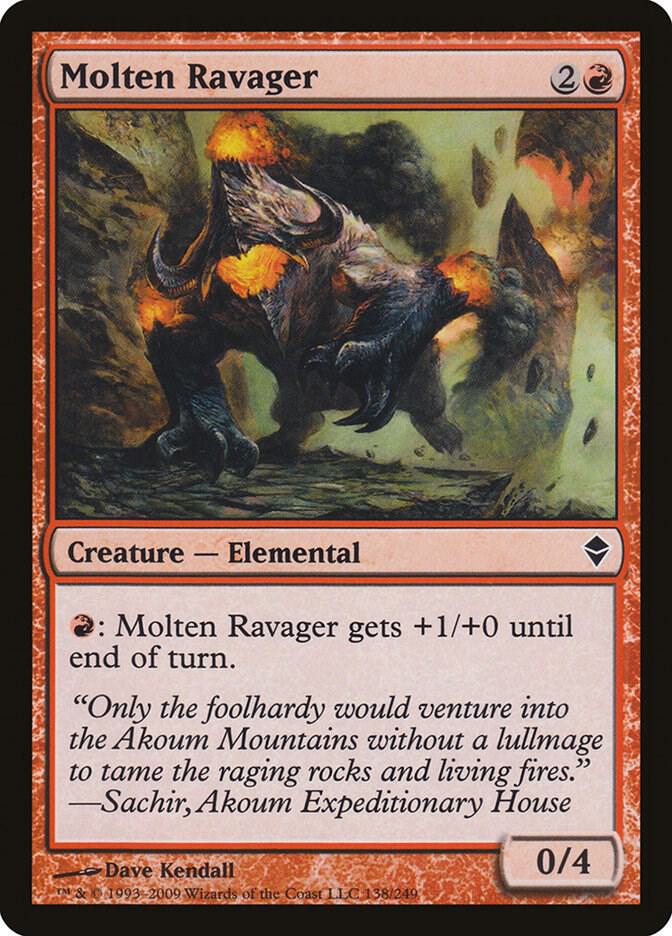 Molten Ravager [Zendikar] 138