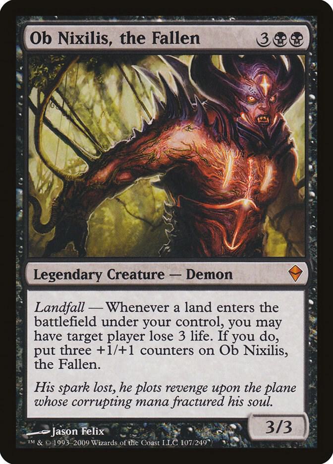 Ob Nixilis, the Fallen [Zendikar] 107