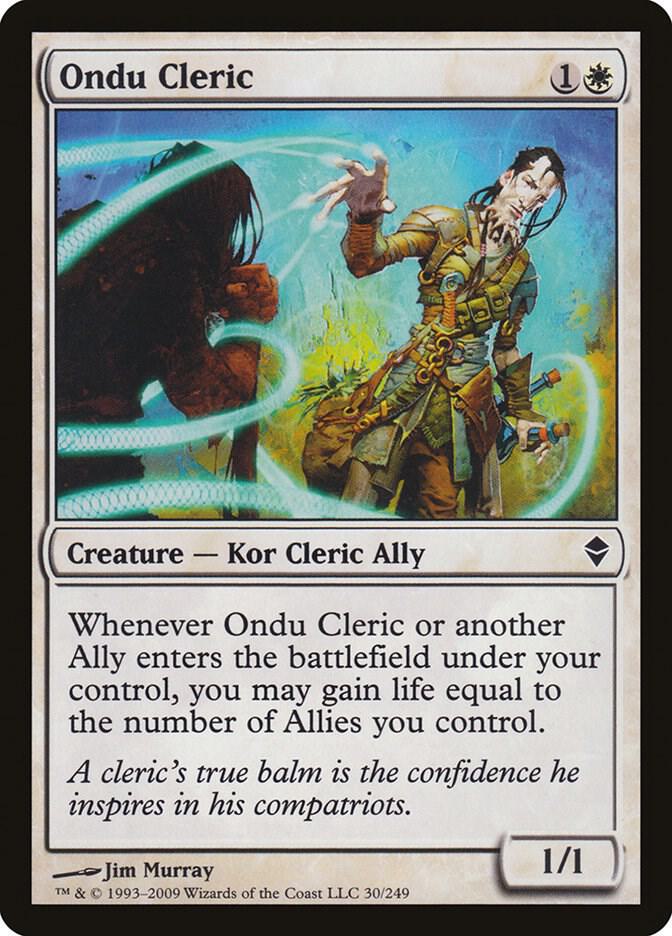 Ondu Cleric [Zendikar] 30