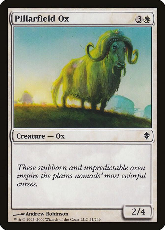 Pillarfield Ox [Zendikar] 31
