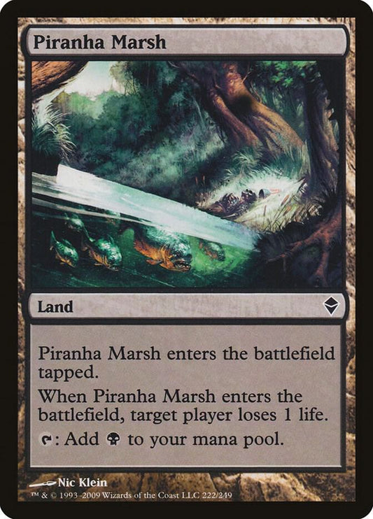 Piranha Marsh [Zendikar] 222