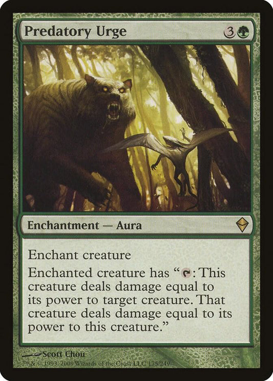 Predatory Urge [Zendikar] 175