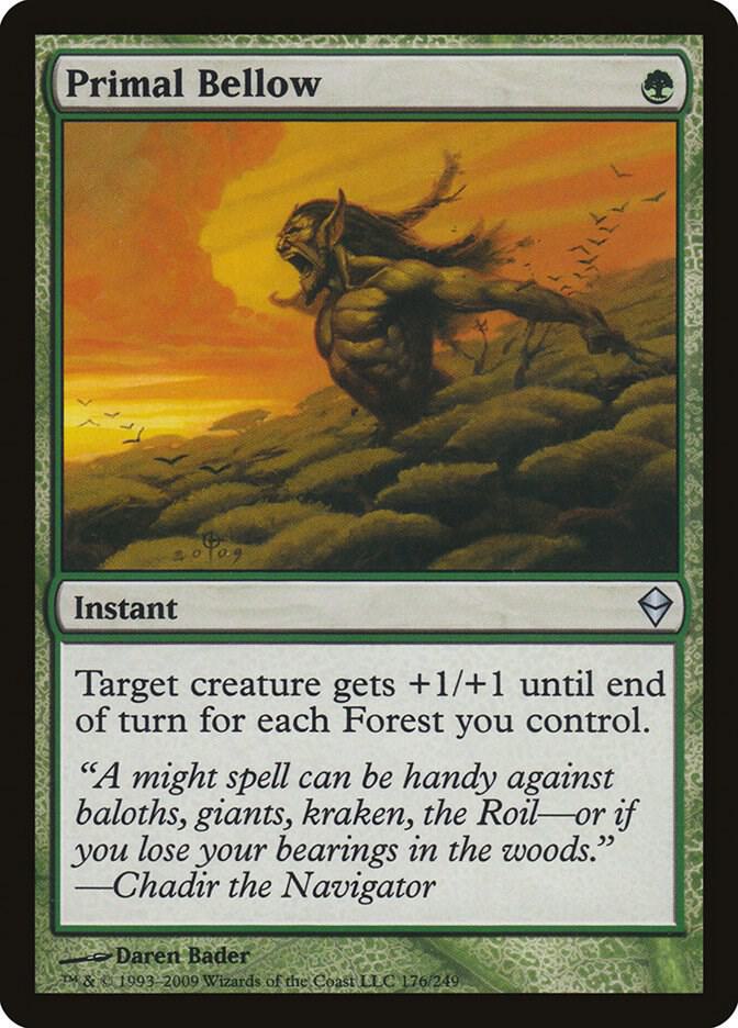 Primal Bellow [Zendikar] 176