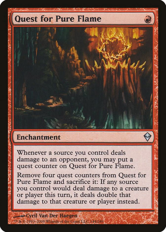 Quest for Pure Flame [Zendikar] 144