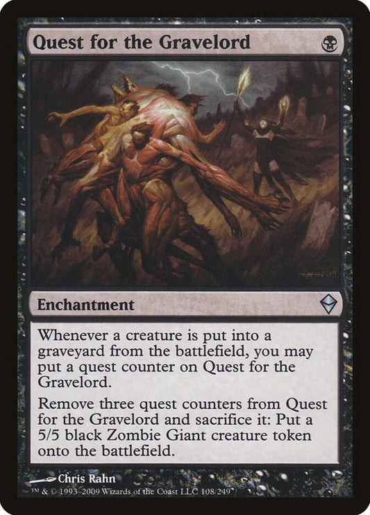 Quest for the Gravelord [Zendikar] 108