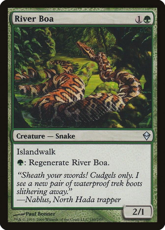River Boa [Zendikar] 180