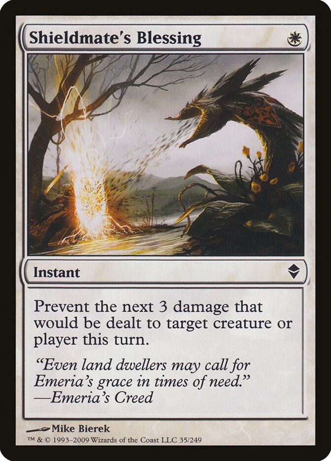 Shieldmate's Blessing [Zendikar] 35