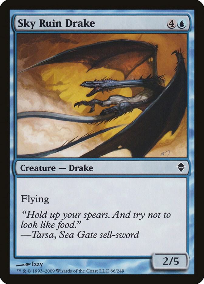 Sky Ruin Drake [Zendikar] 66