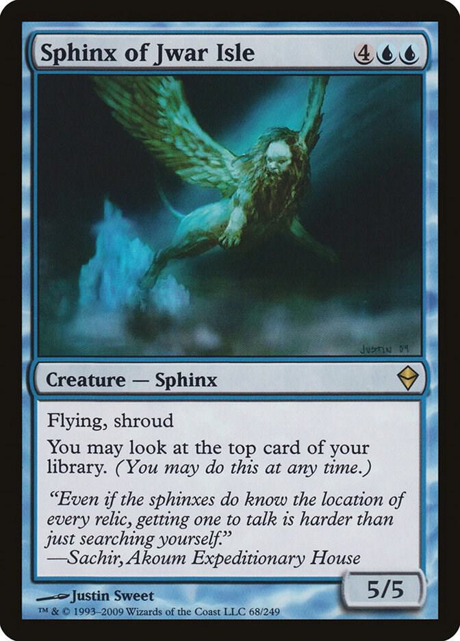 Sphinx of Jwar Isle [Zendikar] 68