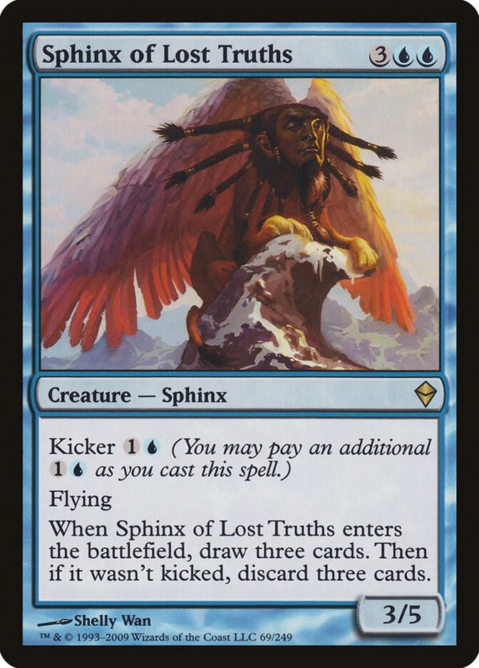 Sphinx of Lost Truths [Zendikar] 69