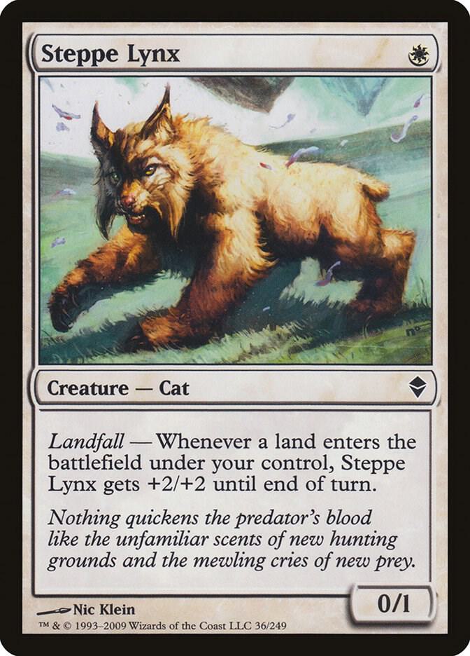 Steppe Lynx [Zendikar] 36