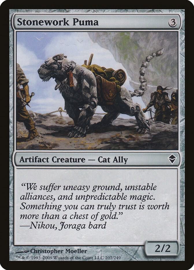 Stonework Puma [Zendikar] 207
