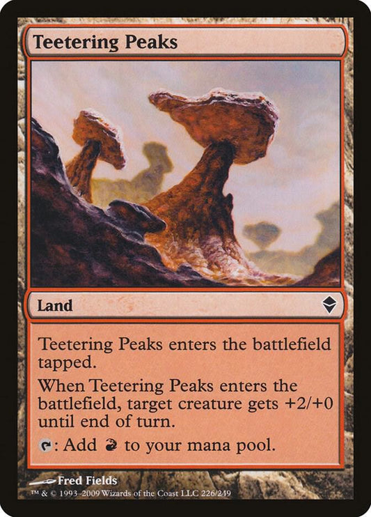 Teetering Peaks [Zendikar] 226
