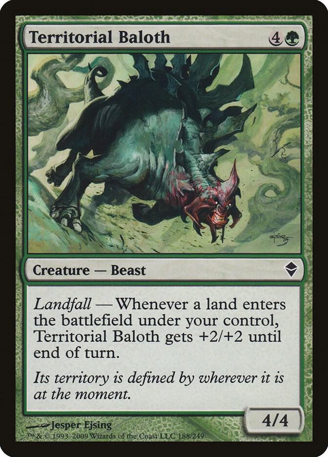 Territorial Baloth [Zendikar] 188
