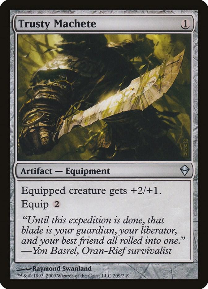 Trusty Machete [Zendikar] 209