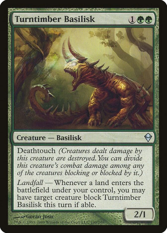 Turntimber Basilisk [Zendikar] 190