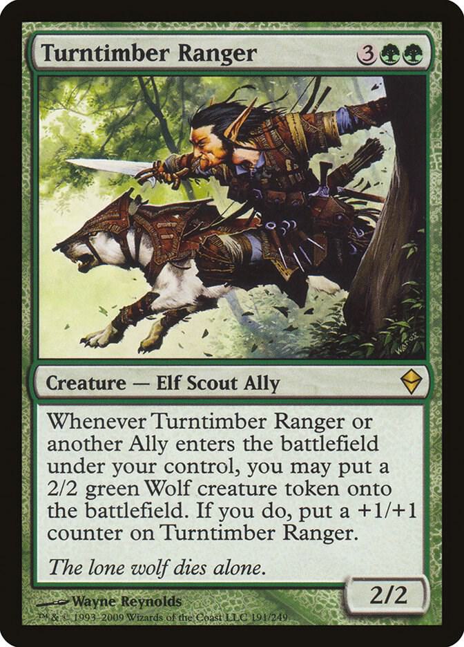 Turntimber Ranger [Zendikar] 191