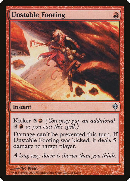 Unstable Footing [Zendikar] 153