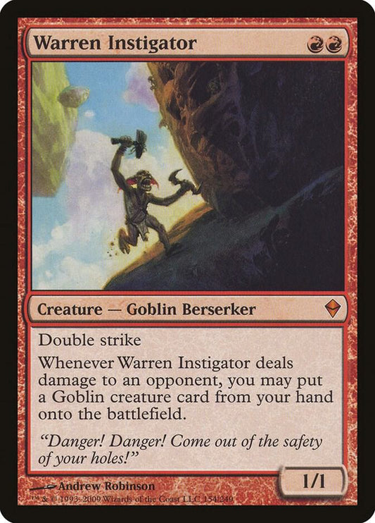Warren Instigator [Zendikar] 154