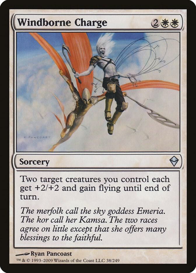 Windborne Charge [Zendikar] 38