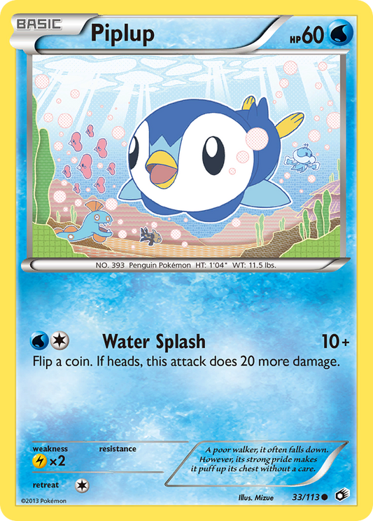 Piplup - 33/113 Legendary Treasures